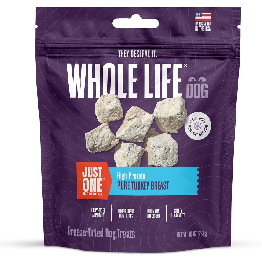 Food Snacks High In Protein - Whole Life Dog Just One Turkey