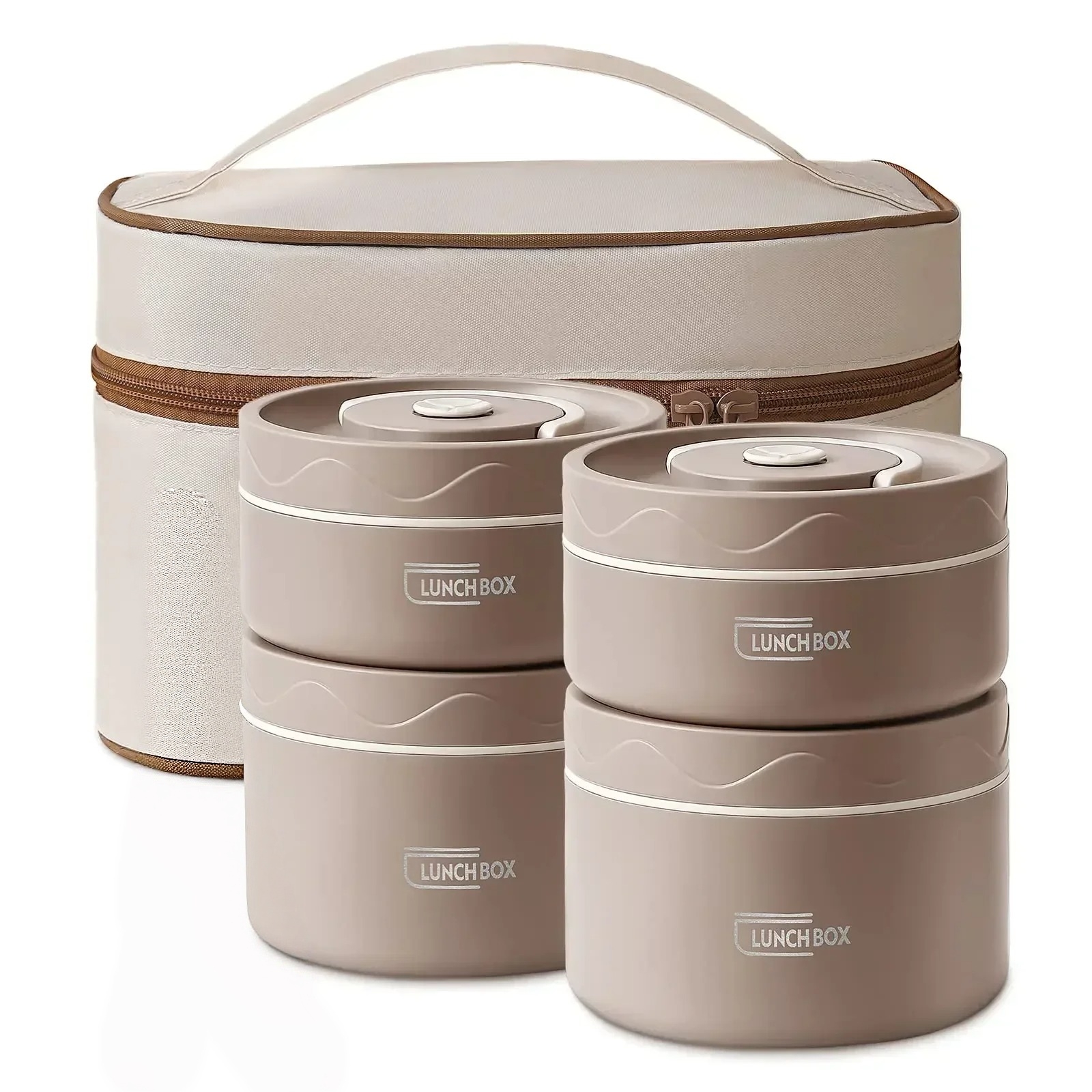 Food Snacks For Kids - Lunch/Snack Box for Thermal, Stackable 2-Tier