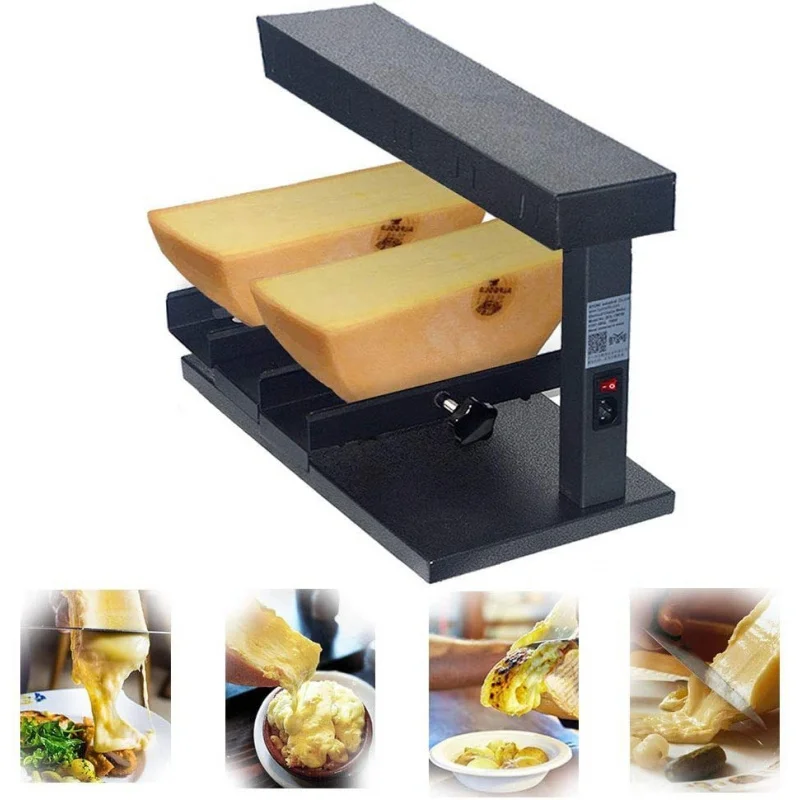 Food & Snacks Coloring Book Bold & Easy Pdf - Commercial Double Wheel Cheese Raclette Melter
