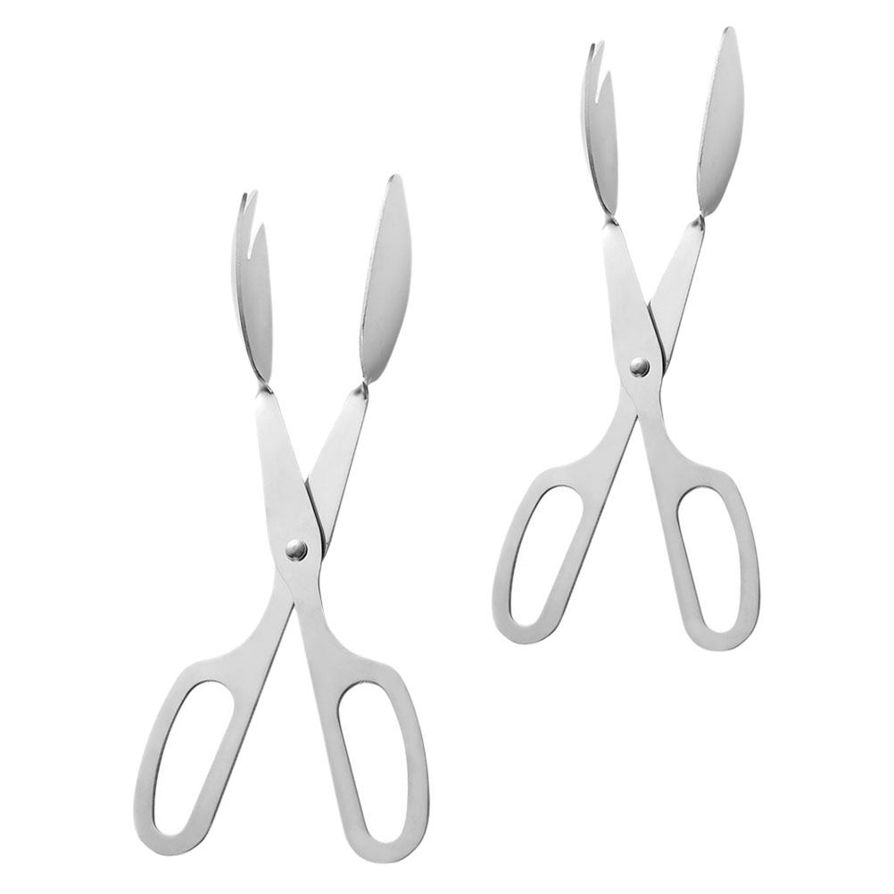Food Zinc - 2Pcs Food Tong Zinc Alloy Non-Slip