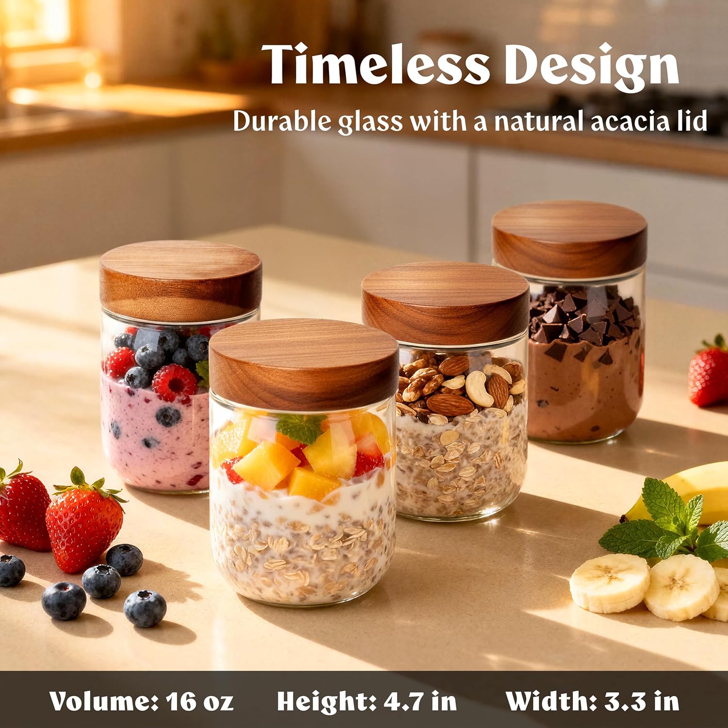 Overnight Oats Containers with - Food X review and price
