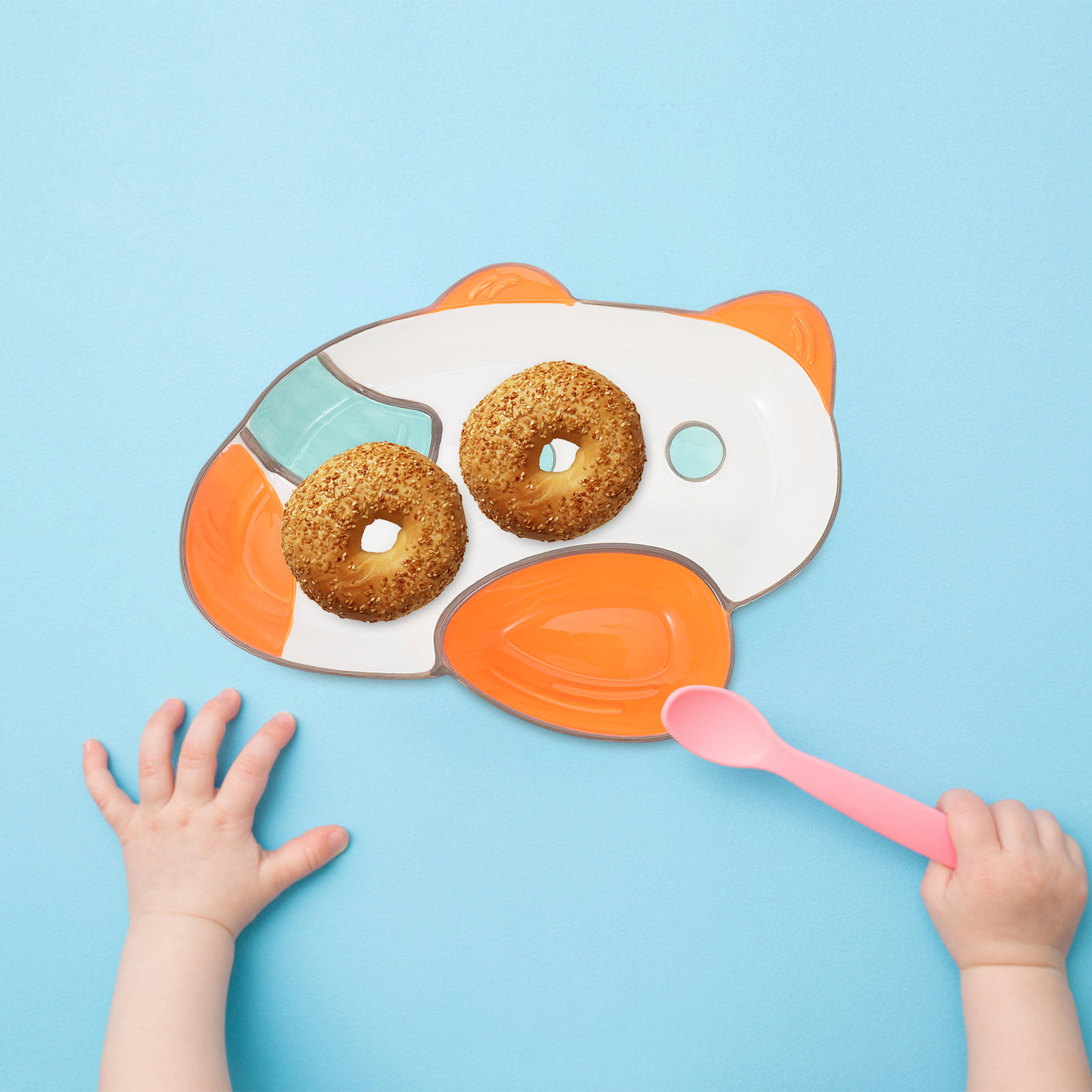 1Pcs Cartoon Airplane Plate Ch - Food Snacks For Kids review and price