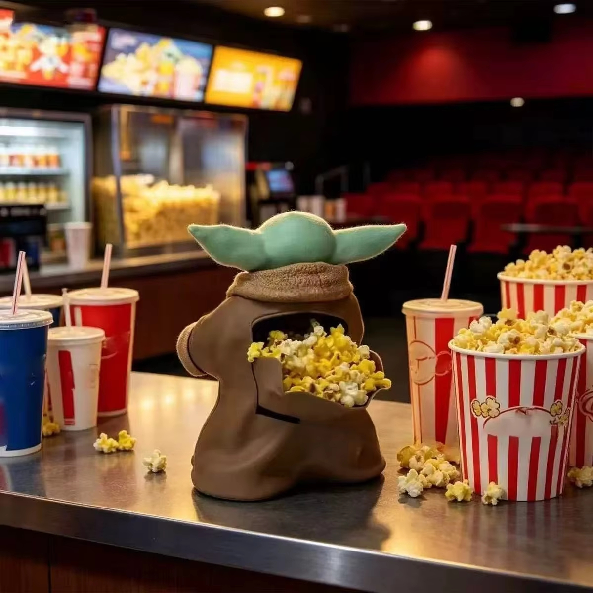 Star Wars Baby Yoda Popcorn Bu - Food Snacks For Kids review and price