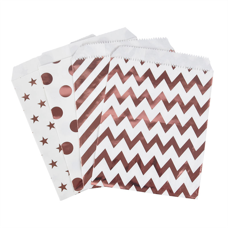 25/50pcs Rose Gold Candy Paper - Food Like Snacks review and price