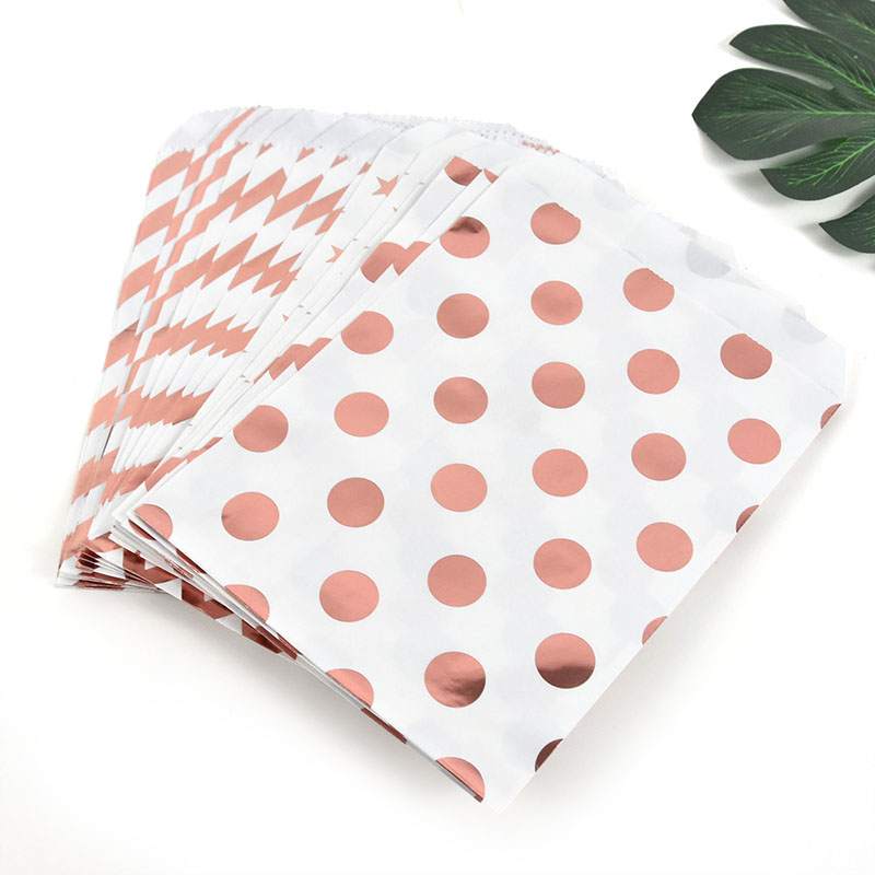 25/50pcs Rose Gold Candy Paper - Food Like Snacks review and price