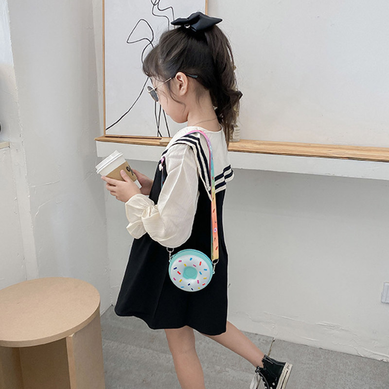 Cute Donut Girl Crossbody Bags - Food Snacks For Kids review and price
