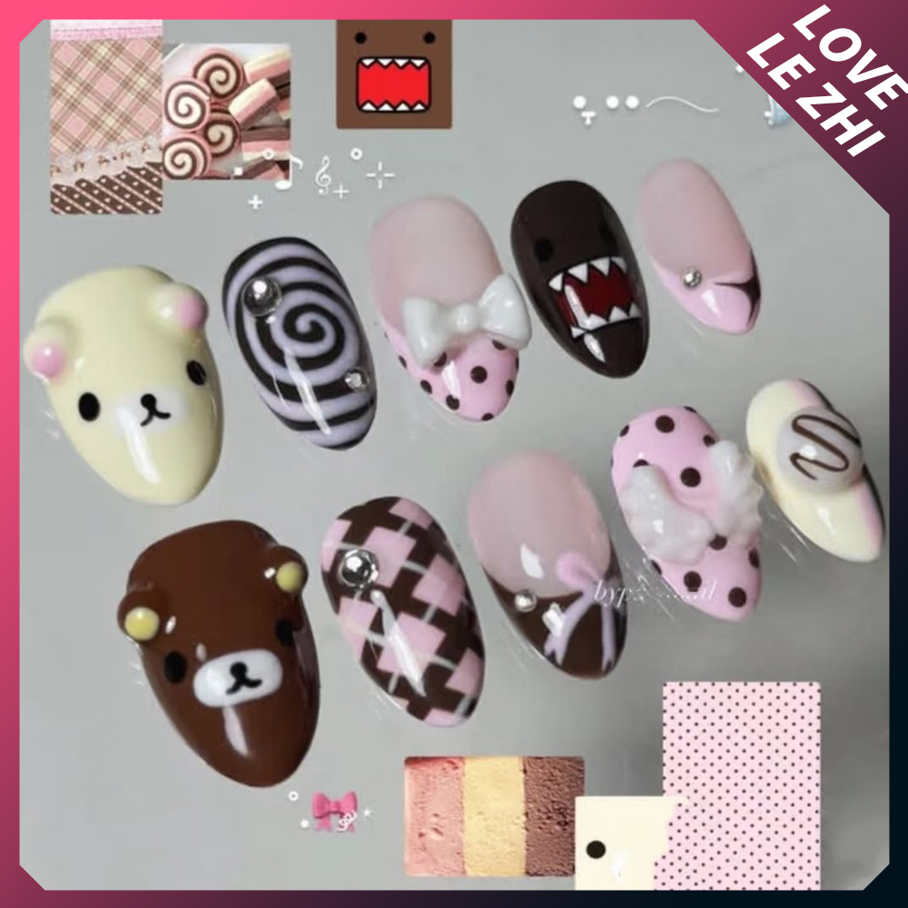 10Pcs Cartoon Kawaii Anime Ril - Food Like Snacks review and price