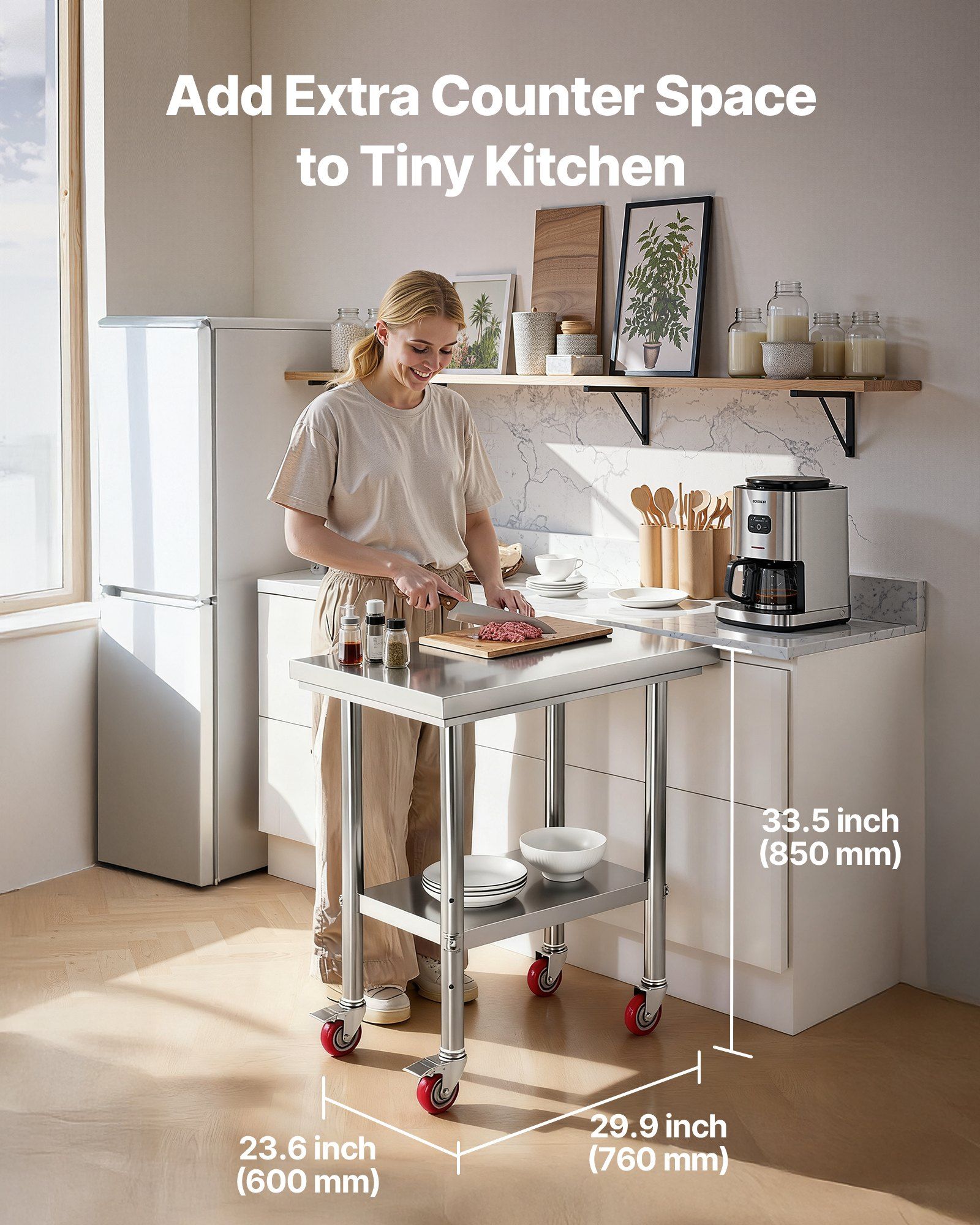 Stainless Steel Table, 24 x 30 - Food X review and price