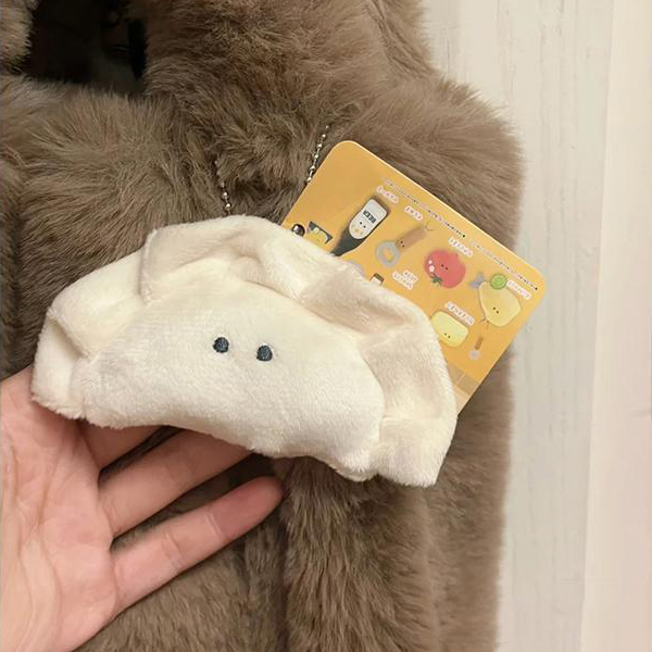 Cute Soft Dumpling Keychain fo - Food Zinc review and price