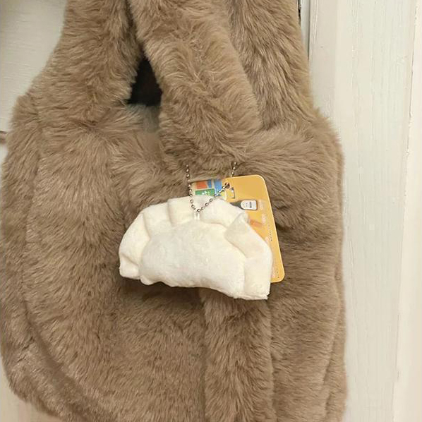 Cute Soft Dumpling Keychain fo - Food Zinc review and price